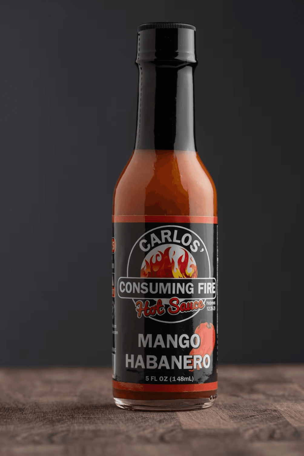 Mango Habanero Hot Sauce bottle