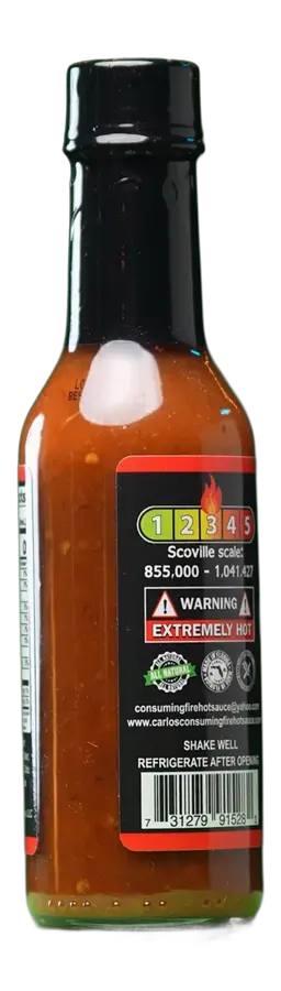 Ghost Pepper Hot Sauce bottle