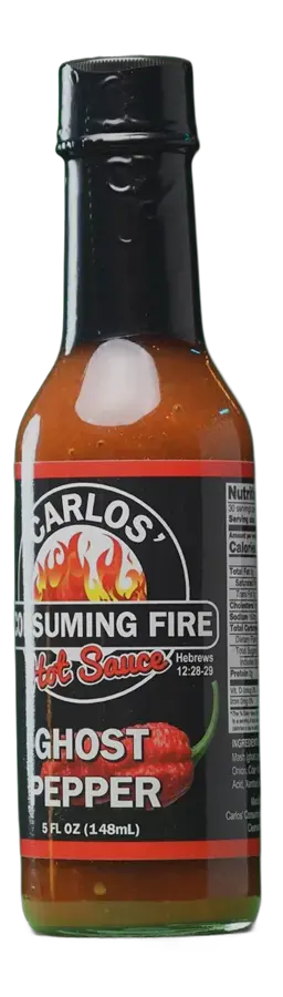 Ghost Pepper Hot Sauce bottle